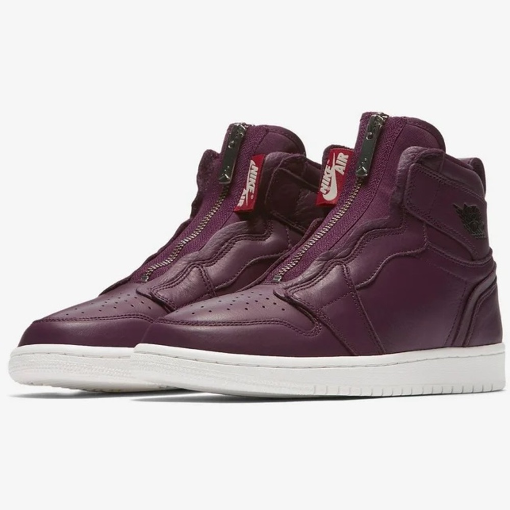 Sz 7 ❤️ Nike Air Jordan 1 Retro — High Zip — Bordeaux — excellent